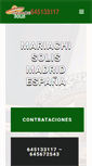 Mobile Screenshot of mariachisolis.com